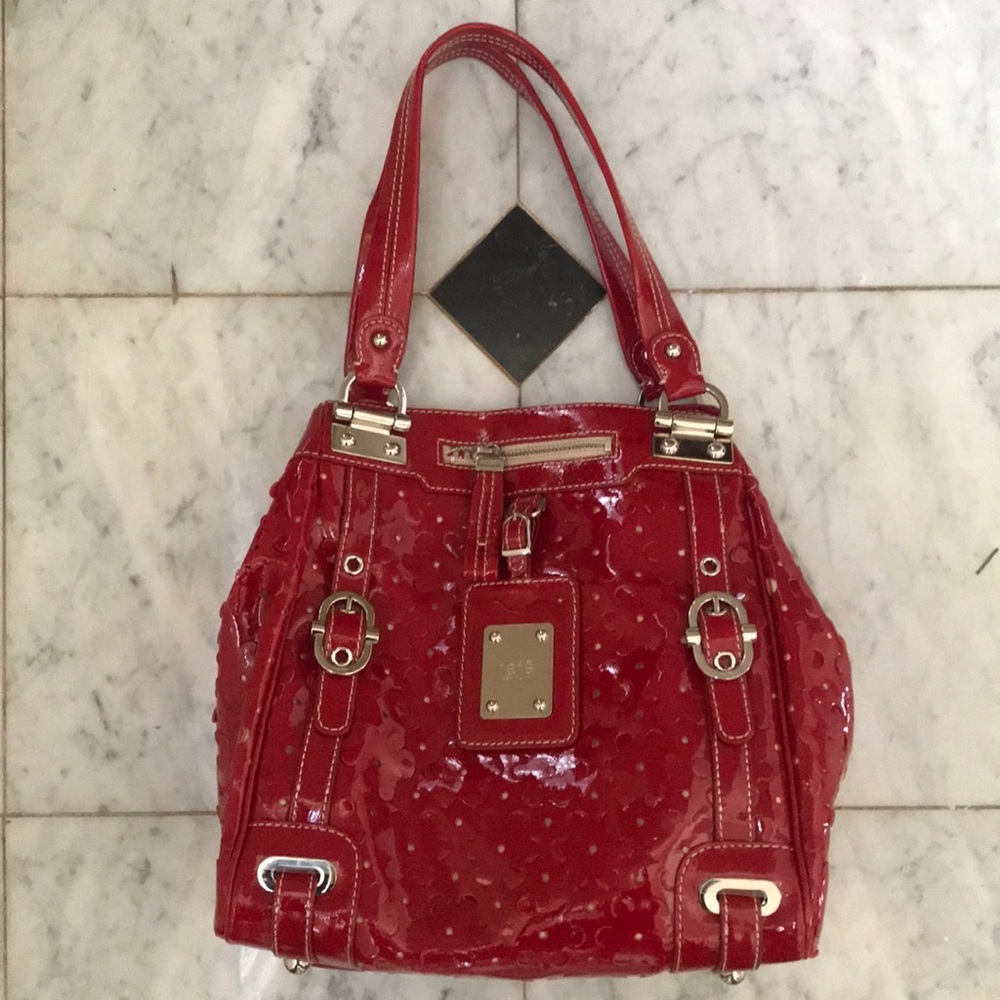 Rafe Red Patent leather bag (New)